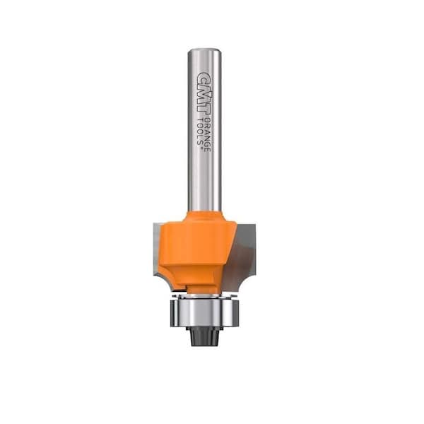 Roundover Bit, 1/4-Inch Shank, 1/8-Inch Radius, Carbide-Tipped